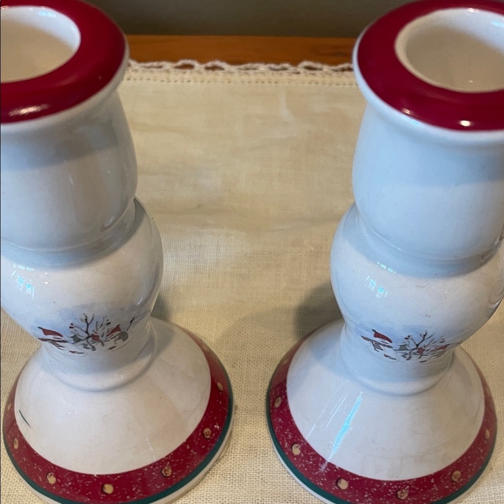 Festive Ceramic Tableware Set with Snowman Design - Picture 5 of 5